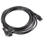 Cable de alimentación de Lanberg CA-C13C-11CC-0050-BK Schuko CEE 7/7 hembra a IEC320 C13 5 m - CA31100 - 03