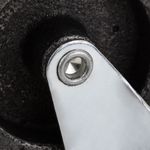Rueda pivotante industrial de metal con freno 50 mm - QR01100 - 06