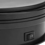 Base giratoria eléctrica de 15 cm. Plataforma rotatoria de color negro - SR00200 - 02