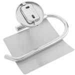 Portarrollos WC cromado con tapa para papel higiénico modelo Renne - KS30500 - 05