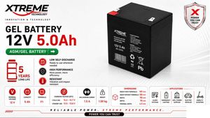 Batería Xtreme de gel 12V 5Ah