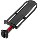 Portaequipajes metálico trasero para bicicleta fijación tubular y ajustable - S114000 - 01