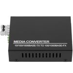 Conversor de fibra óptica 1000 Mbps multimodo de LC a RJ45 a 550m - UF04100 - 02