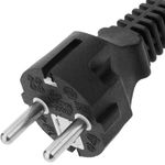 Cable eléctrico de alimentación IEC60320 C13 a schuko macho recto de color negro 3m - CH09200 - 03