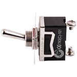 Interruptor basculante tipo palanca plateado SPST 2 pin 10A 15A - TG12800 - 03