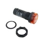 Zumbador de 22 mm para paneles de control 220 VAC naranja señal acústica - TX08700 - 05