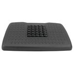 Reposapiés con plataforma ajustable de plástico negro 455 x 330 mm con masaje - AG00500 - 06