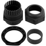 Prensaestopas de poliamida PG42 negro - ES11900 - 06