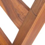 Revistero de Madera de Teca para la organización de libros, revistas y periódicos en forma de U - KZ17100 - 06