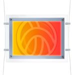 Marco cuadro iluminado por LED A2 670x495mm doble cara de metacrilato para cartel anuncio letrero - LX04600 - 09