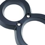 Número 8 en metal negro de 95mm con tornillería para rotulación - NZ01800 - 04
