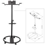 Soporte de pie con ruedas para pantalla plana TV VESA 50 75 100 200 y altavoces - OU04700 - 03