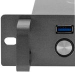 Caja rack 19" IPC ATX, MiniATX o microATX 1U 2 x 3.5" o 4 x 2.5" fondo 400mm - CK00000 - 05