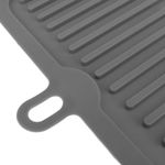Alfombrilla escurreplatos de silicona 446x203 mm gris - KT14100 - 06