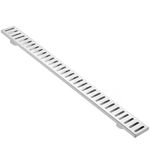 Canaleta de desagüe 80x7.5cm con rejilla en acero inoxidable mate - KS41600 - 09