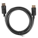 Cable Lanberg DisplayPort 1.2 macho a DisplayPort 1.2 macho 3m 4k negro CA-DPDP-10CC-0030-BK - DP10600 - 02