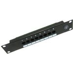 Patch panel 10" para armario rack 8-port RJ45 Cat.5e UTP 1U - TR03100 - 02
