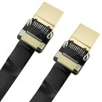 Cable vídeo HDMI plano FPV 50 cm A-macho a A-macho - HG08100 - 04