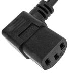 Cable de alimentación eléctrico IEC-60320 C13 acodado a schuko macho de 5 m - CH03300 - 07
