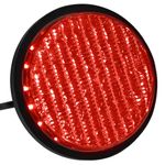 Luz LED para semáforo IP65 100mm de 220VAC rojo - SM03700 - 01