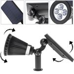 Foco LED Solar IP44 2W 200LM con estaca para jardín - NF10400 - 02