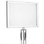 Portacarteles A3 color plata para poste separador - BB04300 - 05