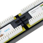 Patch panel 10" para armario rack 12-Port RJ45 Cat.6 UTP 1U - TR03400 - 05