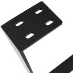 Pies rectangulares para mesa. Patas en acero negro 700 x 80 x 710 mm 2-pack - IP01400 - 07