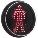 Luz LED para semáforo IP65 200mm de 12-24V peatón rojo - S113900 - 01