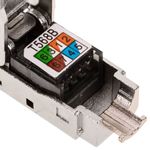 Conector FTP Cat.6 RJ45 macho crimpado automático pack 6 unidades - RC15200 - 03