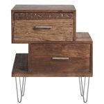 Pies para mesa y mueble estilo vintage Patas en acero 2 varillas 41 cm 4-pack - IN04300 - 04