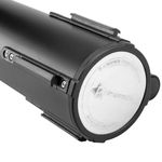 Poste separador 2 unidades negro con cinta extensible de 3 m 320 x 63 x 910 mm - BB00200 - 05