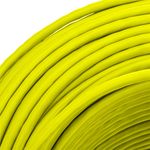 Bobina de cable de red LAN UTP categoría cat.6 23AWG CCA rígido amarillo 305 m - LN09600 - 05