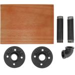 Estantería de 199 x 148 mm. Estructura de tubos industrial y vintage - IP04000 - 08