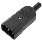 Clavija IEC-60320 C14. Enchufe macho recto - CM03300 - 01