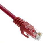 Cable de red ethernet Cat. 6a UTP de 0,5 m de color rojo - LJ00200 - 02