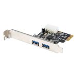 Tarjeta PCI express de Lanberg con 2 puertos externos USB-A 3.1 - UU10200 - 03