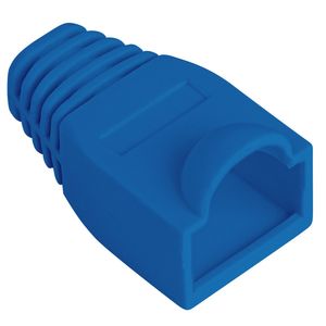 Cubierta de goma Lanberg para conector RJ45 de color azul Pack de 100uds