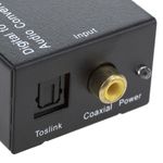 Conversor de audio digital a analógico toslink coaxial RCA - VD04700 - 05