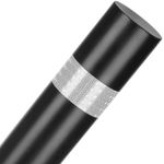 Pack de 2 uds de pilonas bolardos de acero con base clavada 110x1000mm de color negro - YZ05200 - 07