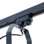 Foco LED de raíl 18W blanco frío día 120x155mm negro - NF09700 - 09