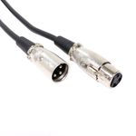 Cable de audio micrófono XLR 3-pin macho a hembra de 10m - AX00500 - 01