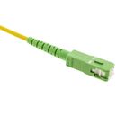 Cable de fibra óptica LC/APC a SC/APC monomodo simplex G657A2 9/125 de 50 cm OS2 - FK07100 - 02