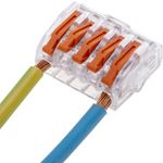 Bloque conector de empalme de 5 tomas para cable 2,5mm (5 Pack) - TB10600 - 02