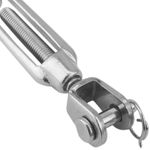 Tensor de cable de acero. Modelo de horquilla a horquilla de rosca 8 mm - NY04600 - 03