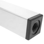 Pies cuadrados para mesa y mueble. Patas en acero cromado de 10cm 4-pack - IO05400 - 05