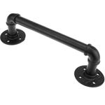 Barra de soporte de 300 mm. Toallero de tubos industrial y vintage - IP05000 - 05