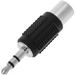 Adaptador de audio RCA hembra a jack 3.5mm macho - AY04600 - 01