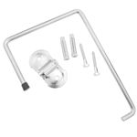 Gancho de pared multiusos de acero zincado de 57x150x150 mm - BK09200 - 02