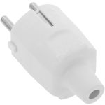 Clavija enchufe schuko recto macho blanco - CM04100 - 02